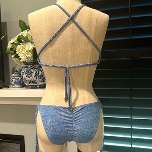 Myskova two piece denim Swim Wear